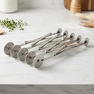 Lauternung Solingen Stainless steel dough cutter, 5 smooth and 5 corrugated blades - Slicer
