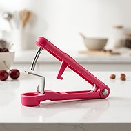 Metaltex Hand cherry de-sealer, pink - Fruit Pitter