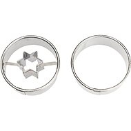 Circle/star cookie cutter 3,5 cm, 2 pcs - Cookie Cutters