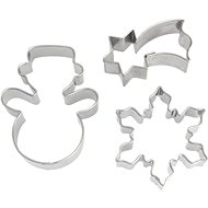 Set of punches 3 pcs, various motifs - Cookie Cutters