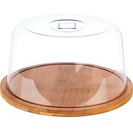 APS Tray with lid round wooden 25 cm - Tray