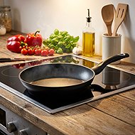 Black Induction Non-stick frying pan 24 cm, also suitable for induction - Pan