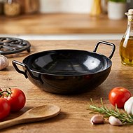 Gastro Gourmet enamel pan 20 cm, black - Pan
