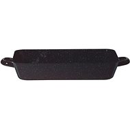 Riess Enamel baking dish Profi 33 × 20 cm, black - Roasting Pan