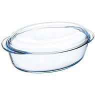 Pyrex Baking pan with lid 6,7 l glass - Roasting Pan