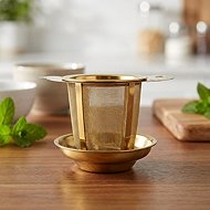 Gastro Tea filter 95 × 95 × 75 mm, gold - Tea Strainer
