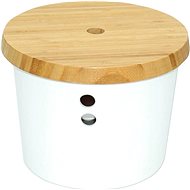 Kesper Plastic jar 21 cm, with bamboo lid - Storage Jar