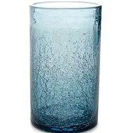 F2D Crackle Glass 400 ml, blue - Glass