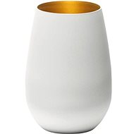 Stölzle Elements Glass 465 ml, white / gold, 6 pcs - Glass