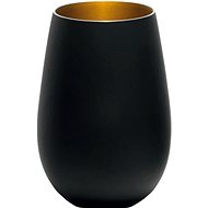 Stölzle Elements Glass 465 ml, black / gold, 6 pcs - Glass