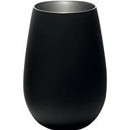 Stölzle Elements Glass 465 ml, black / silver, 6 pcs - Glass