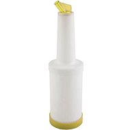Dispensing and storage bottle plastic APS 1 l yellow - Scoop