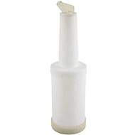 Plastic dispensing and storage bottle APS 1 l clear - Scoop