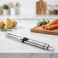 Scraper 19 cm blade 7 cm for vegetables fruit stainless steel Bergner - Potato Peeler