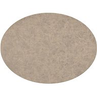 Placemat ZicZac Truman 45 × 33 cm, oval, beige - Placemat
