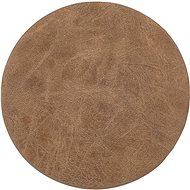 Podtácek ZicZac Truman 9,5 cm, sada 4 ks, hnědý - Coaster