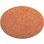 Placemat ZicZac Troja 45 × 33 cm, oval, brown - Placemat