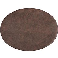 Placemat ZicZac Troja 45 × 33 cm, oval, coffee - Placemat