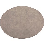 Placemat ZicZac Troja 45 × 33 cm, oval, anthracite - Placemat