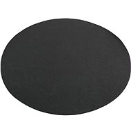 Placemat ZicZac Troja 45 × 33 cm, oval, black - Placemat