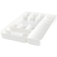 Sideboard plastic 6 compartments white - Cutlery Tray