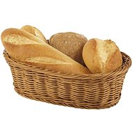 Oval pastry basket APS 23x17 cm, brown - Bread Basket
