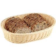 Oval pastry basket APS 27x18 cm, beige - Bread Basket
