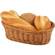 Oval bread basket APS 27x18 cm, brown - Bread Basket