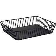 Metal basket APS Urban 32,5x26,5 cm GN 1/2, black - Bread Basket