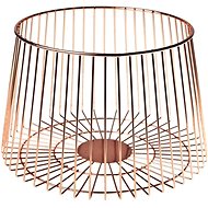 Decorative metal basket Cosy&Trendy 23,5 cm, copper - Small Basket