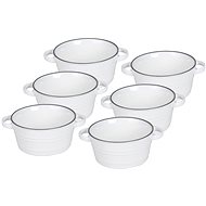 by inspire Set of 6pcs compote bowl 12cm, Nostalgie - Bowl Set