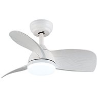Sulion 75357 BEACH, white, ceiling fan with LED light and DC motor - Fan