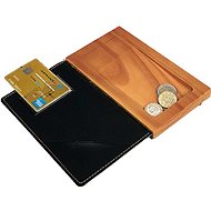 Contacto Bills box wood/leather - Holder