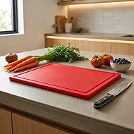 Gastro Slicing board without groove and feet GN 1/1 53 × 32,5 cm, red - Cutting Board