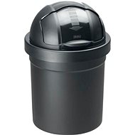 Rotho Waste bin Roll Bob 30 l, black - Rubbish Bin