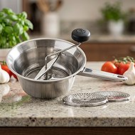 Gastro Passer sieve passer stainless steel 24 cm, 3 different inserts - Press