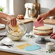 Fackelmann Plastic dough wiper 2 pcs - Kitchen Spatula