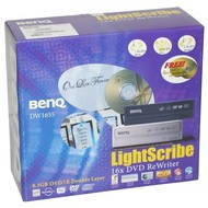 BenQ DW1655 černá (black) - DVR±R 16x, DVD+R9 8x, DVD-R DL 4x, DVD+RW 8x, DVD-RW 6x, LightScribe, in - DVD Burner