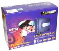 BenQ EW164B černá (black) - DVR±R 16x, DVD+R9 8x, DVD-R DL 6x, DVD+RW 8x, DVD-RW 6x, externí USB2.0  - DVD Burner