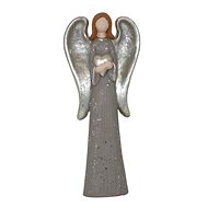GOBA Christmas decoration - ceramic angel, cream, 35 cm - Christmas Decoration