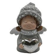 GOBA Christmas decoration - ceramic angel, chubby, 16 cm - Christmas Decoration