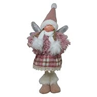 GOBA Christmas decoration - angel standing pink, 40 cm - Christmas Decoration