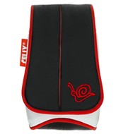 CELLY MOI01 - vertikální pouzdro na mobilní telefon, černo-bílo-červené (black-white-red), vnitřní r - Phone Case