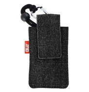 CELLY PUKKA16 - textilní pouzdro na foto nebo mobilní telefon, černé (black) - Phone Case