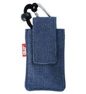 CELLY PUKKA18 - textilní pouzdro na foto nebo mobilní telefon, modré (blue) - Phone Case