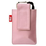 CELLY PUKKA54 - kožené pouzdro na foto nebo mobilní telefon, růžové (pink), kůže - Puzdro na mobil