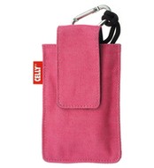 CELLY PUKKA73 - textilní pouzdro na foto nebo mobilní telefon, růžové (pink), textil - Phone Case