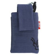 CELLY PUKKA82 - textilní pouzdro na foto nebo mobilní telefon, modré (blue) - Phone Case