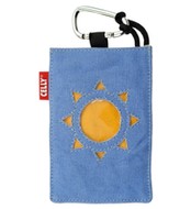 CELLY PUKKA101 - textilní pouzdro na foto nebo mobilní telefon, modré (blue), textil - Phone Case
