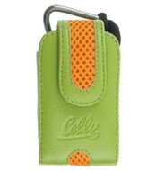 CELLY FRUIT03S - kožené pouzdro na foto nebo mobilní telefon, zeleno-oranžové (green-orange), kůže - Phone Case